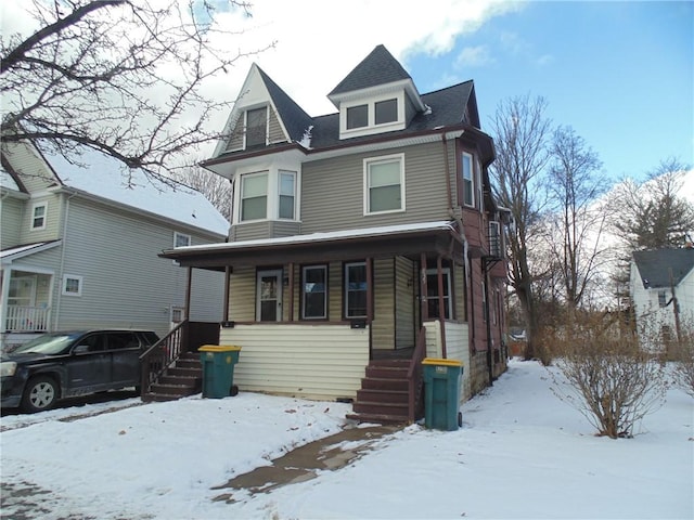 victorian house with covered porch