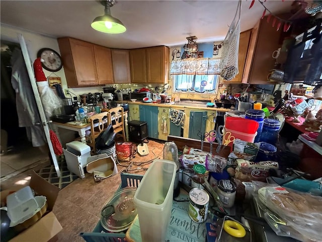 kitchen featuring tile patterned floors