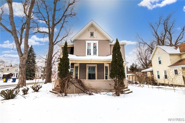 view of front of property