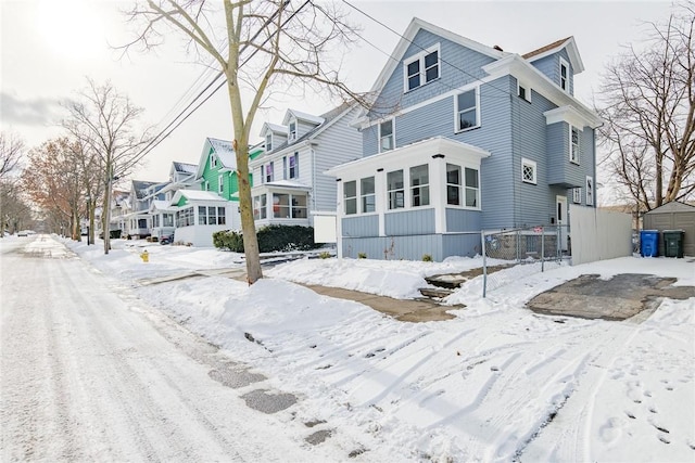 view of front of home