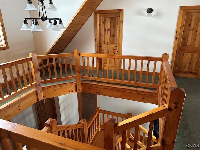 view of staircase