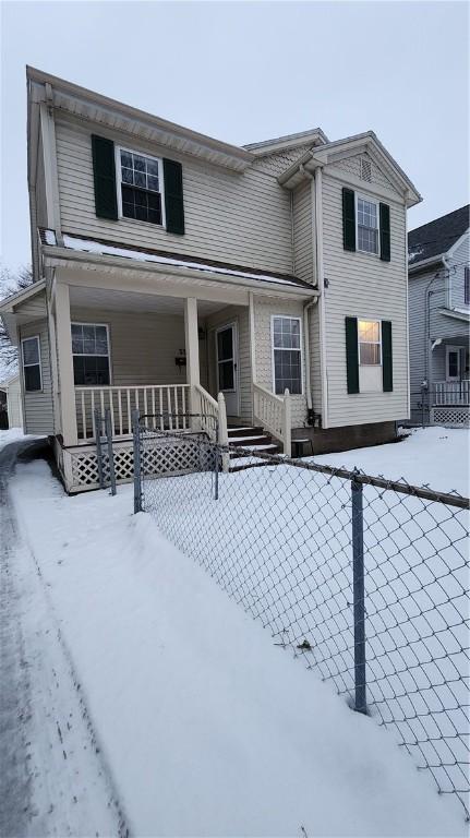 view of front of house with a porch