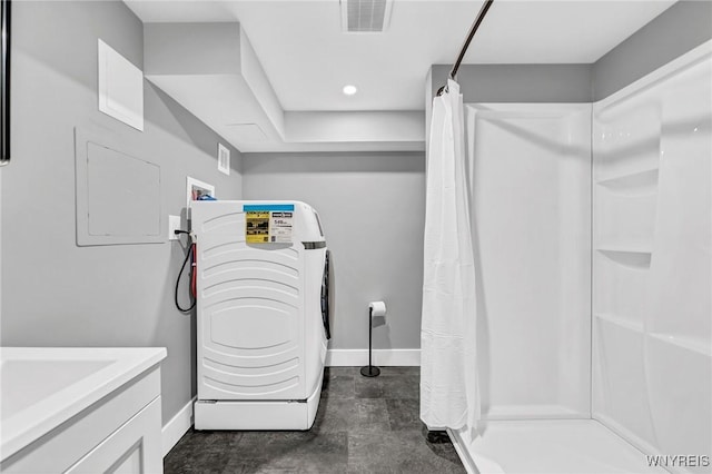 laundry room with washer / clothes dryer