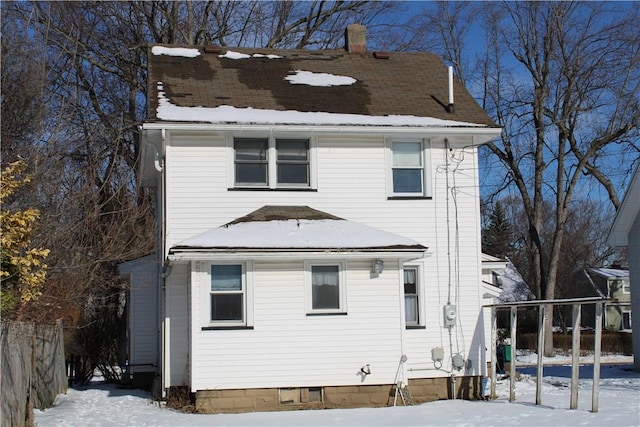 view of front of property