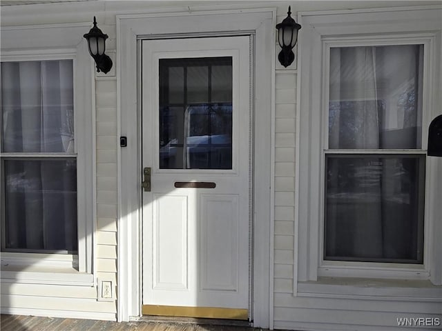 view of entrance to property