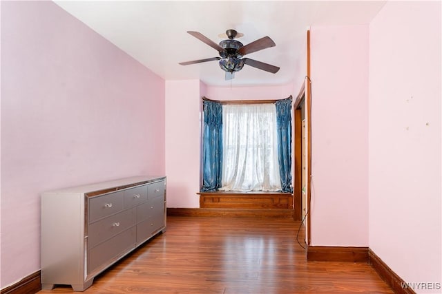 unfurnished bedroom featuring light hardwood / wood-style flooring