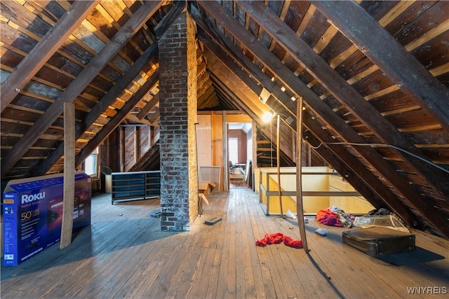 attic with a healthy amount of sunlight