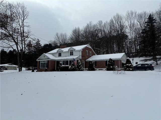 view of front of home