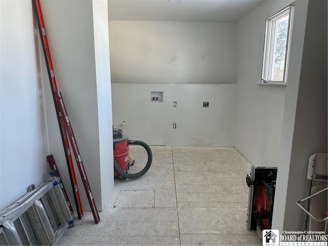 laundry room featuring washer hookup