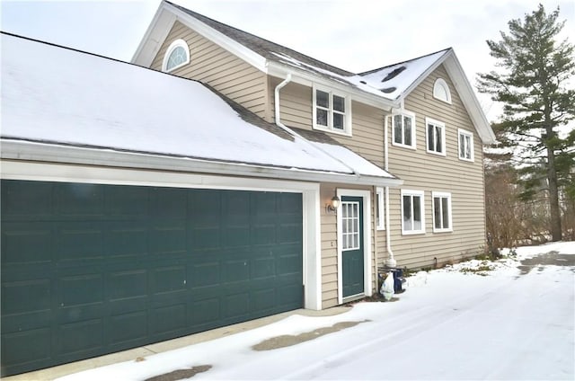 traditional home featuring a garage