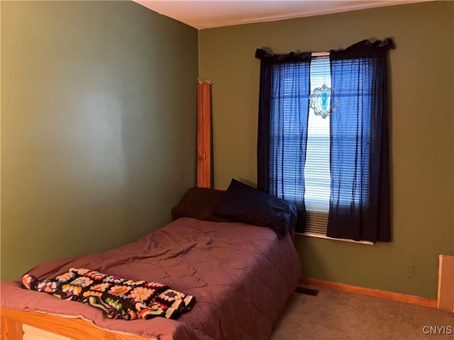 bedroom featuring carpet floors