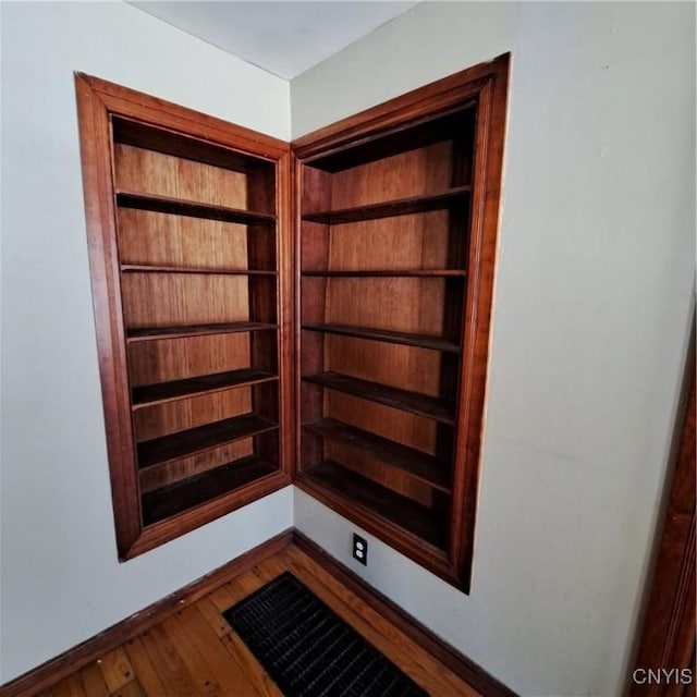 interior space featuring hardwood / wood-style floors