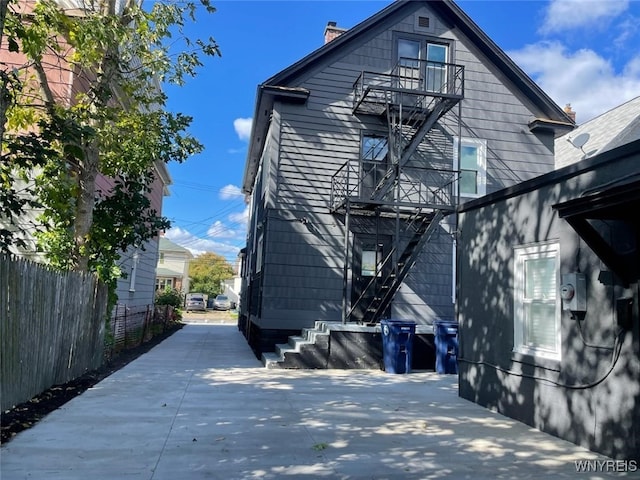 back of house featuring a patio area