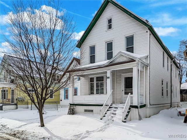 view of front of property