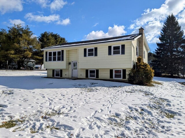 view of bi-level home