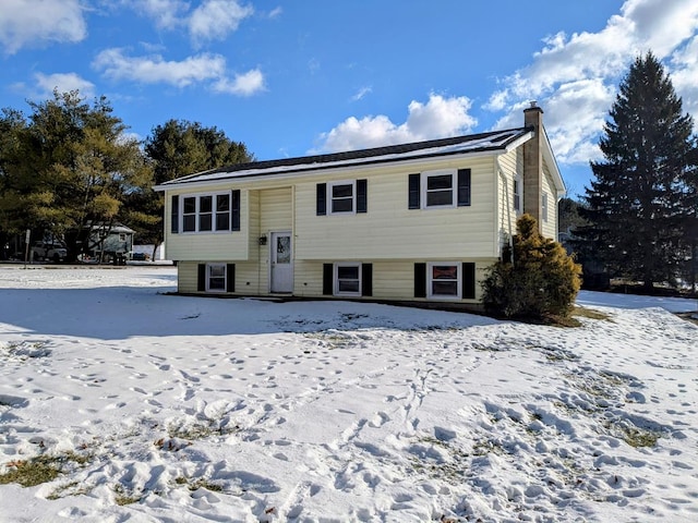 view of bi-level home