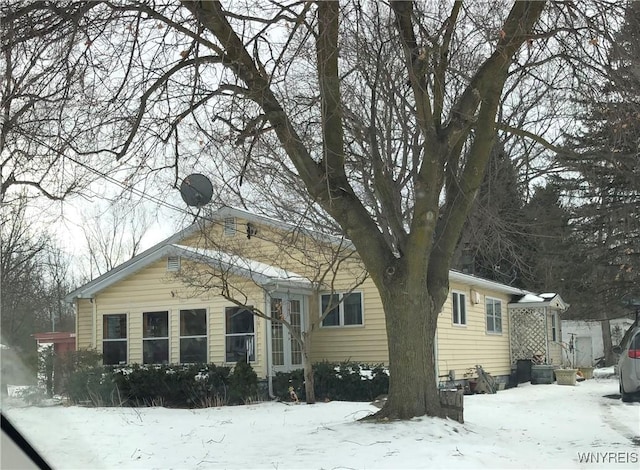 view of front of home