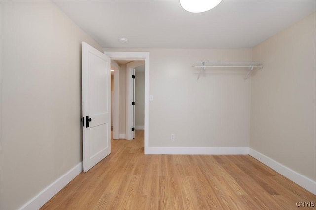 interior space featuring light hardwood / wood-style flooring