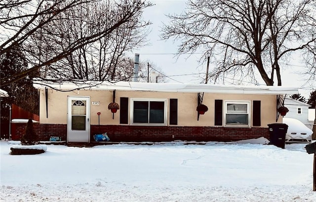 view of front of home