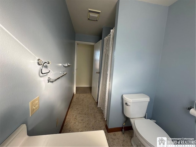 bathroom with toilet