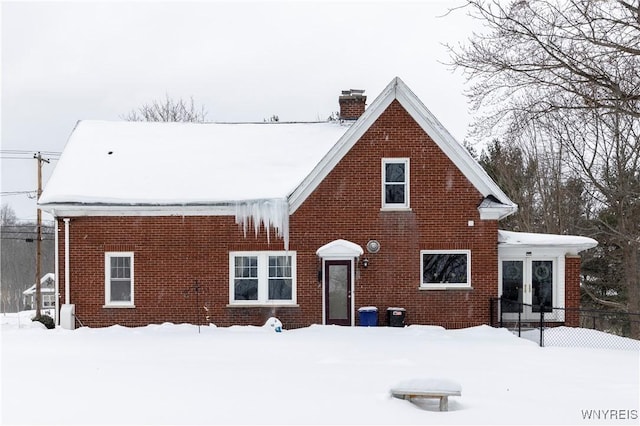 view of front of home