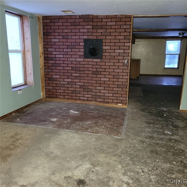 view of unfurnished living room