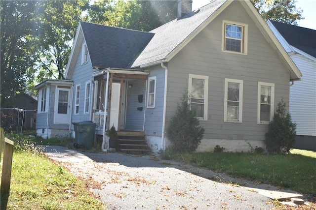 view of bungalow