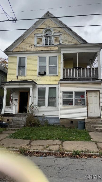 view of victorian home