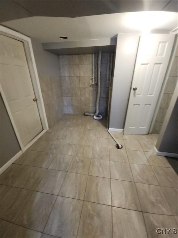 bathroom featuring tile patterned flooring