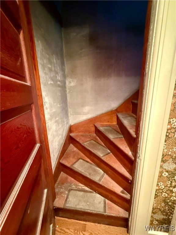 view of staircase