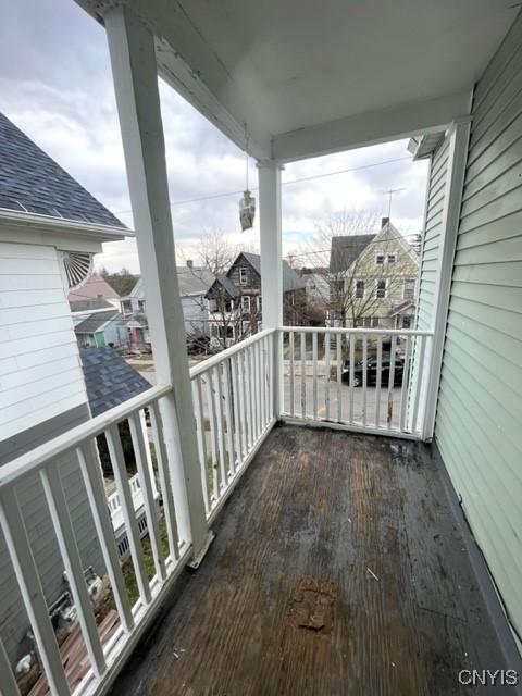 1218 City St, Utica, NY 13502 - balcony with a residential view