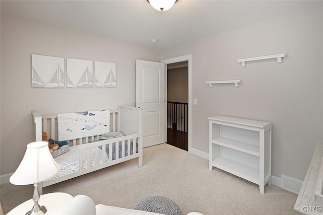 bedroom featuring carpet floors