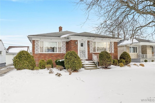 view of bungalow-style home