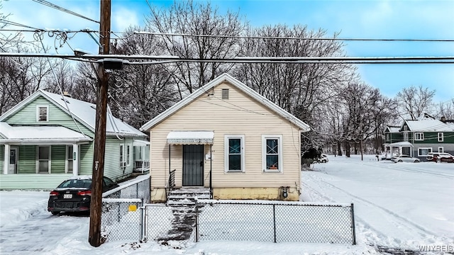 view of bungalow