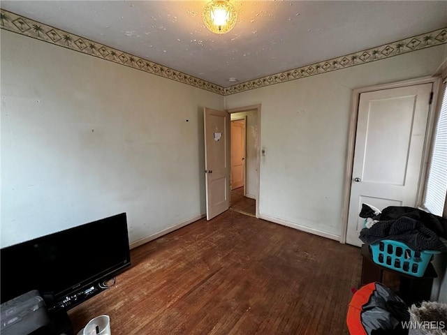 interior space with wood-type flooring