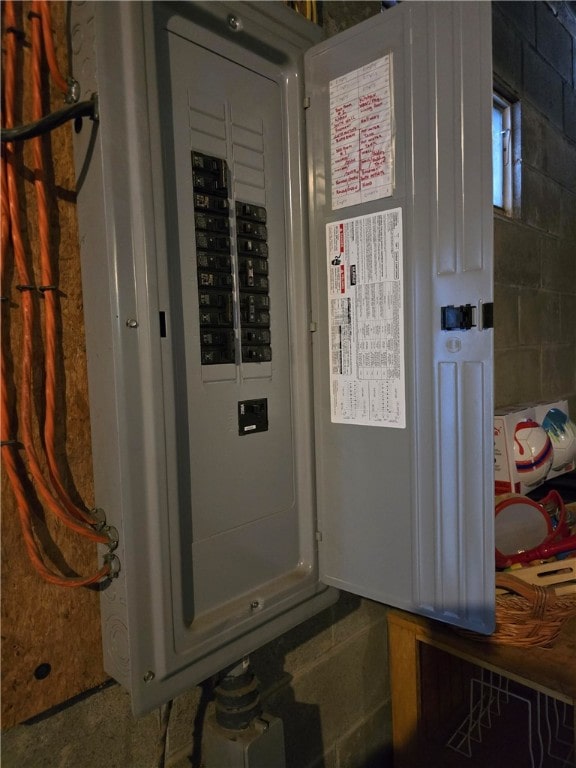 utilities with electric panel