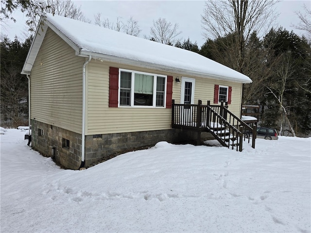 view of front of home