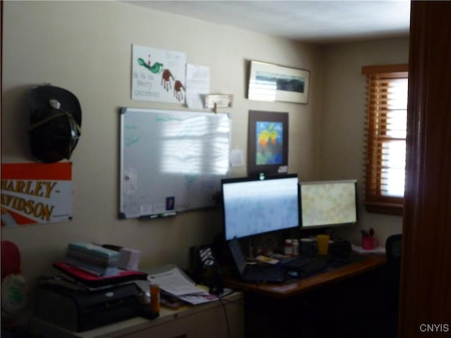 view of office area