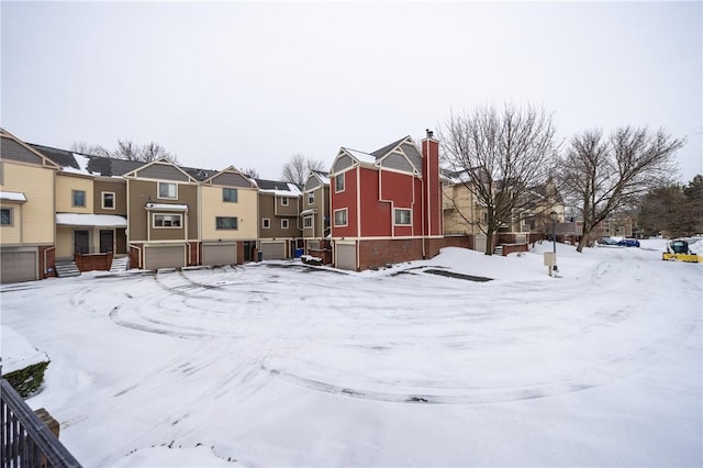 view of snowy yard