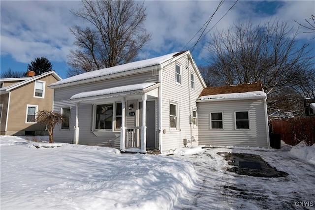 view of front of home