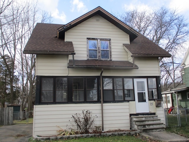 view of bungalow