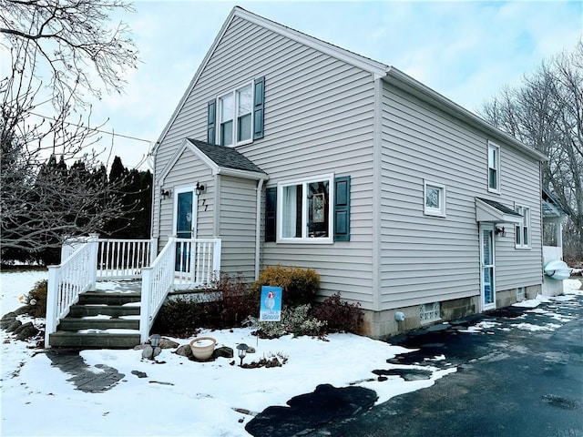 view of front of home