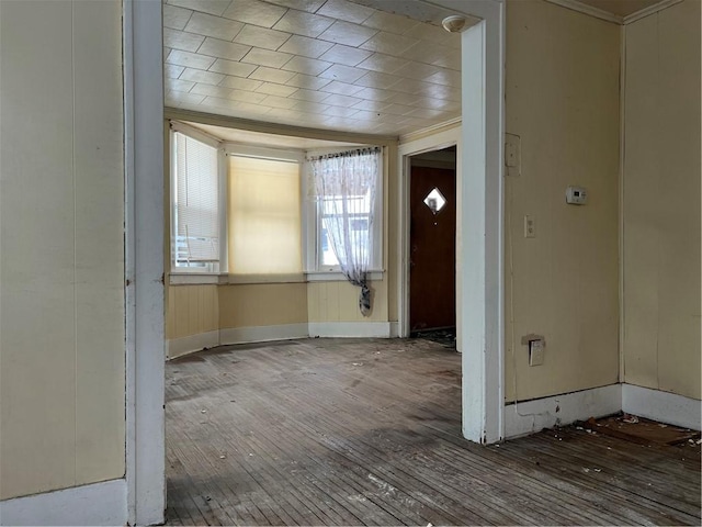 foyer entrance featuring hardwood / wood-style flooring