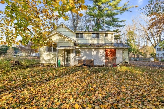 view of rear view of house