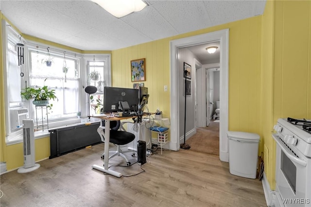 547 Potomac Ave, Buffalo, NY 14222 - office area featuring hardwood / wood-style flooring and cooling unit