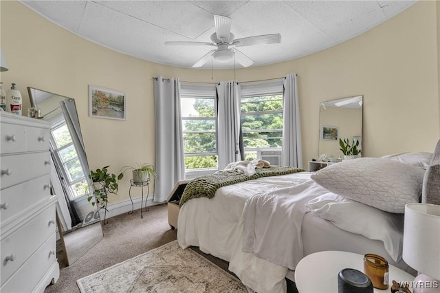 547 Potomac Ave, Buffalo, NY 14222 - bedroom with light colored carpet and ceiling fan