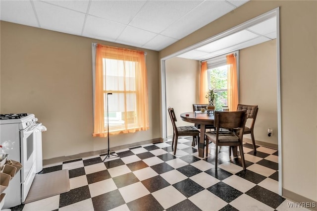 547 Potomac Ave, Buffalo, NY 14222 - dining area with a paneled ceiling