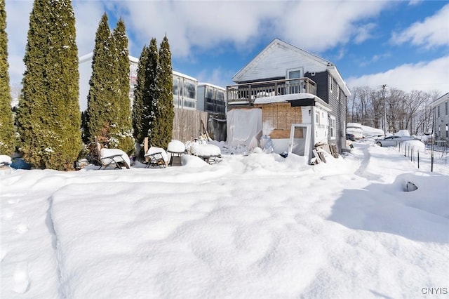 view of front of home