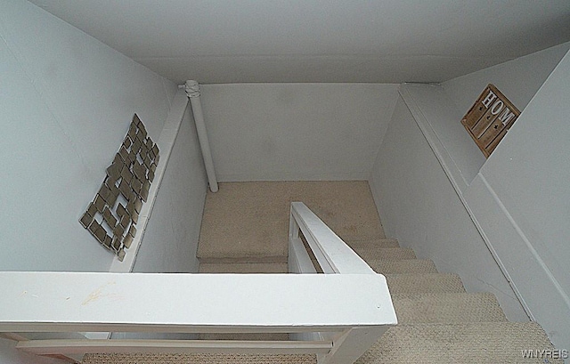 view of staircase