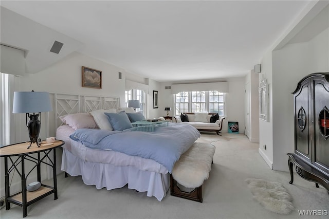 bedroom featuring carpet floors